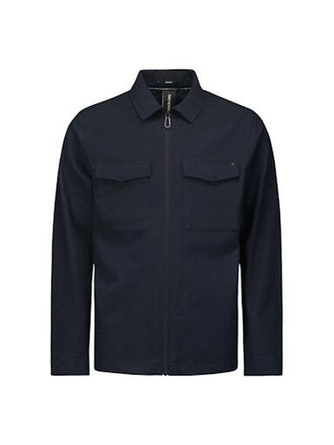 Overshirt Zip Closure Stretch