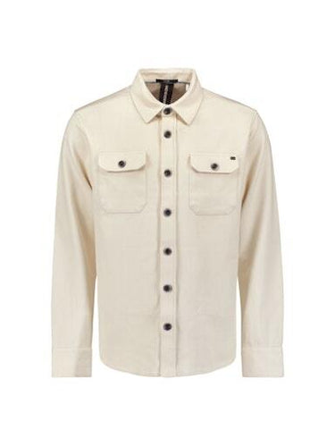 Overshirt Button Closure Sweat