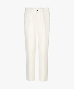 TROUSER HERRINGB RLX OFFWHITE