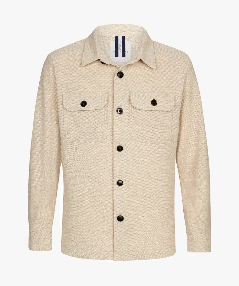 OVERSHIRT KNITTED BEIGE