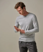 Afbeelding in Gallery-weergave laden, T-SHIRT LONG SLEEVE LIGHT GREY