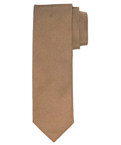 TIE SILK WOVEN CAMEL