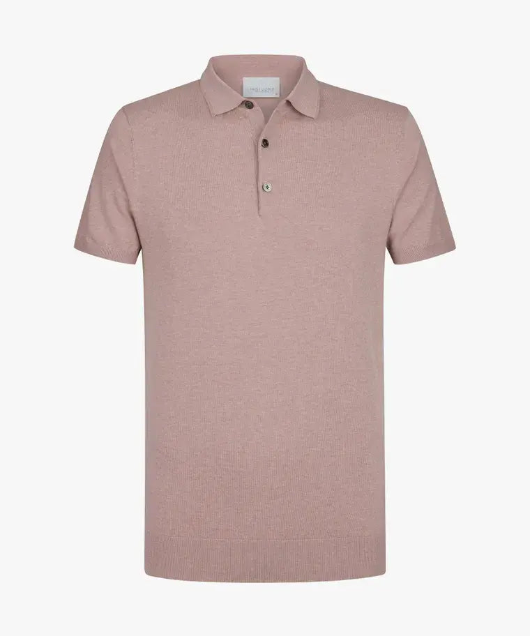 POLO SS DARK PINK