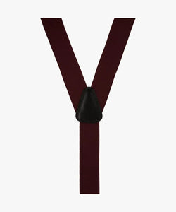 BRACES SOLID BORDEAUX