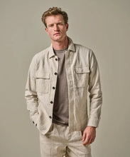 Afbeelding in Gallery-weergave laden, OVERSHIRT COTTON LINEN BEIGE