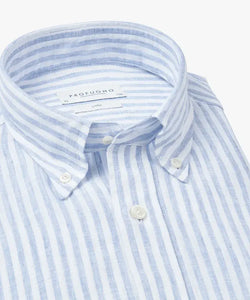 SHIRT BTTN DWN SF BLUE