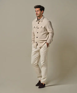 OVERSHIRT KNITTED BEIGE