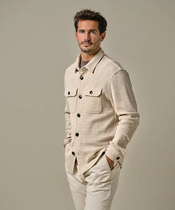 OVERSHIRT KNITTED BEIGE