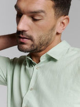 Afbeelding in Gallery-weergave laden, Shirt Short Sleeve Solid With Linen