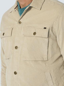 Overshirt Button Closure Fine Cordu