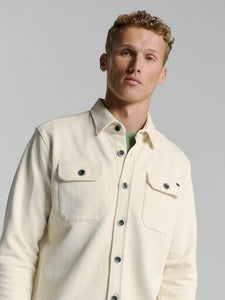 Overshirt Button Closure Sweat