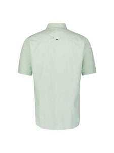 Shirt Short Sleeve Solid With Linen