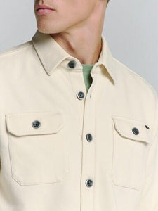 Overshirt Button Closure Sweat