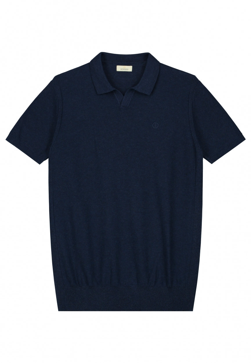 Polo s/s Melange Slub